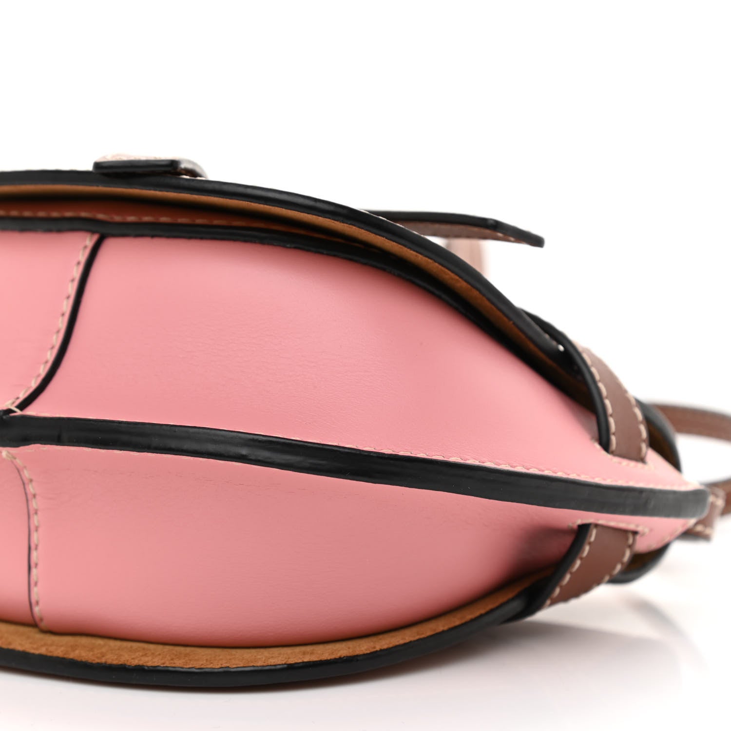 Loewe Calfskin Mini Gate Crossbody Bag Pastel Pink Tan 8 of 8