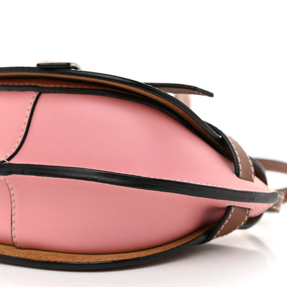 Loewe Calfskin Mini Gate Crossbody Bag Pastel Pink Tan 8 of 8