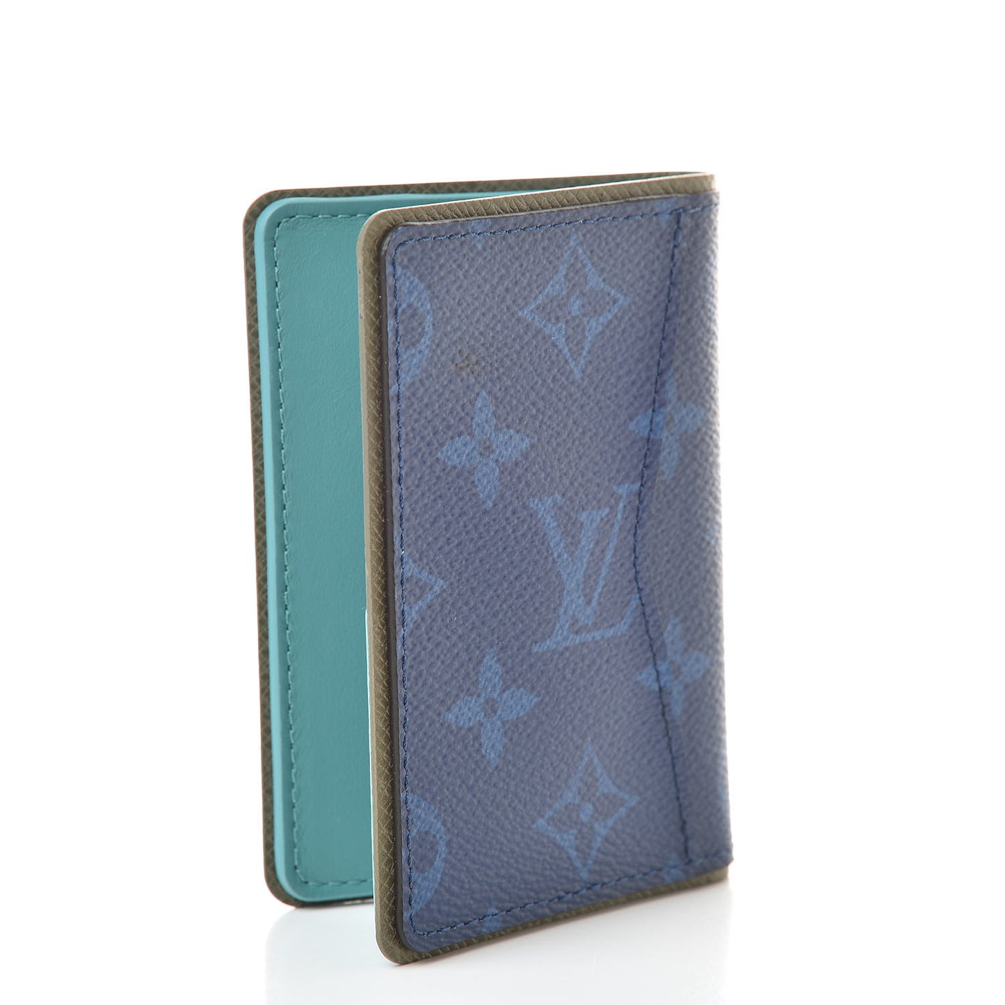 Monogram Pocket Organizer Pacific Blue