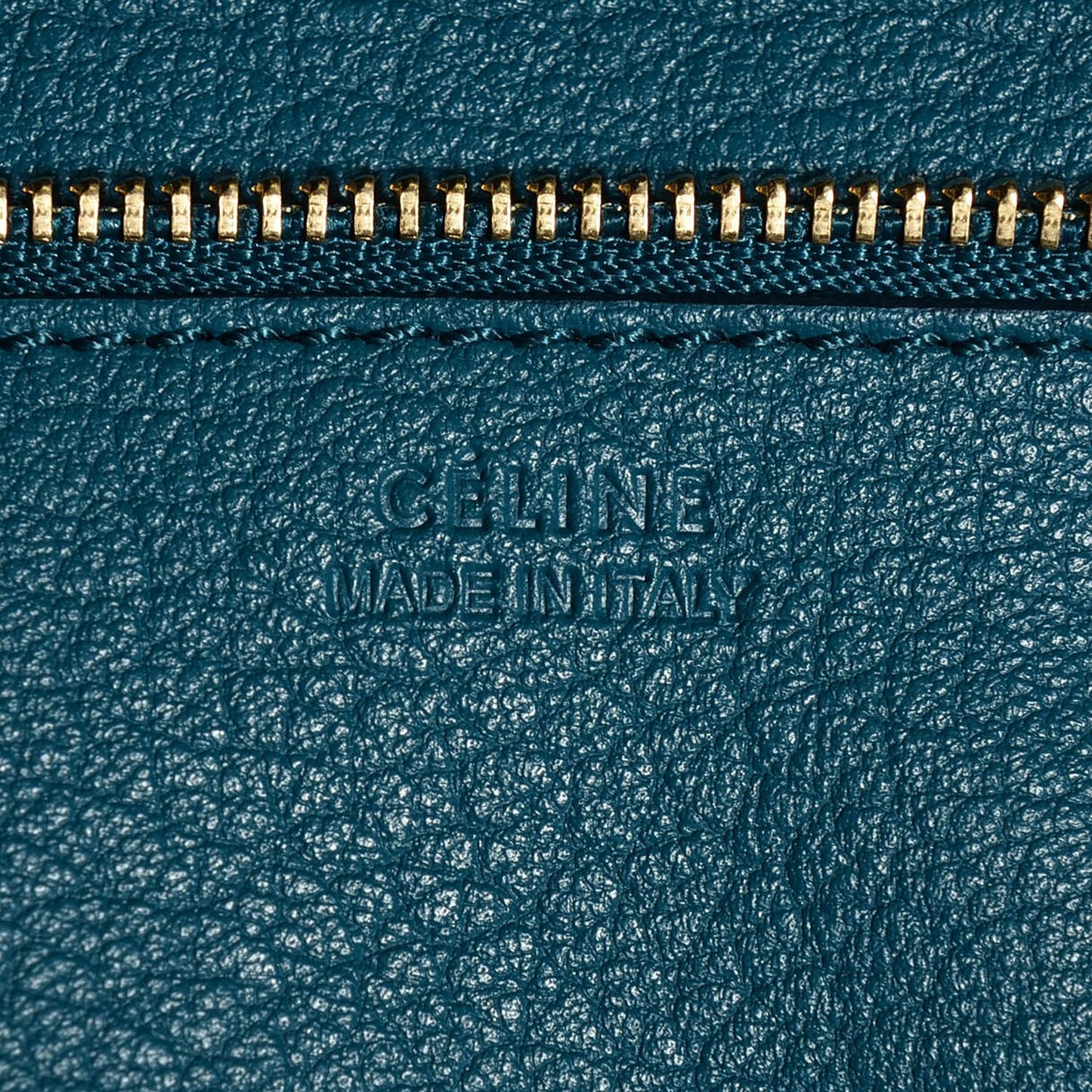 Grained Calfskin Small Tie Knot Tote Denim