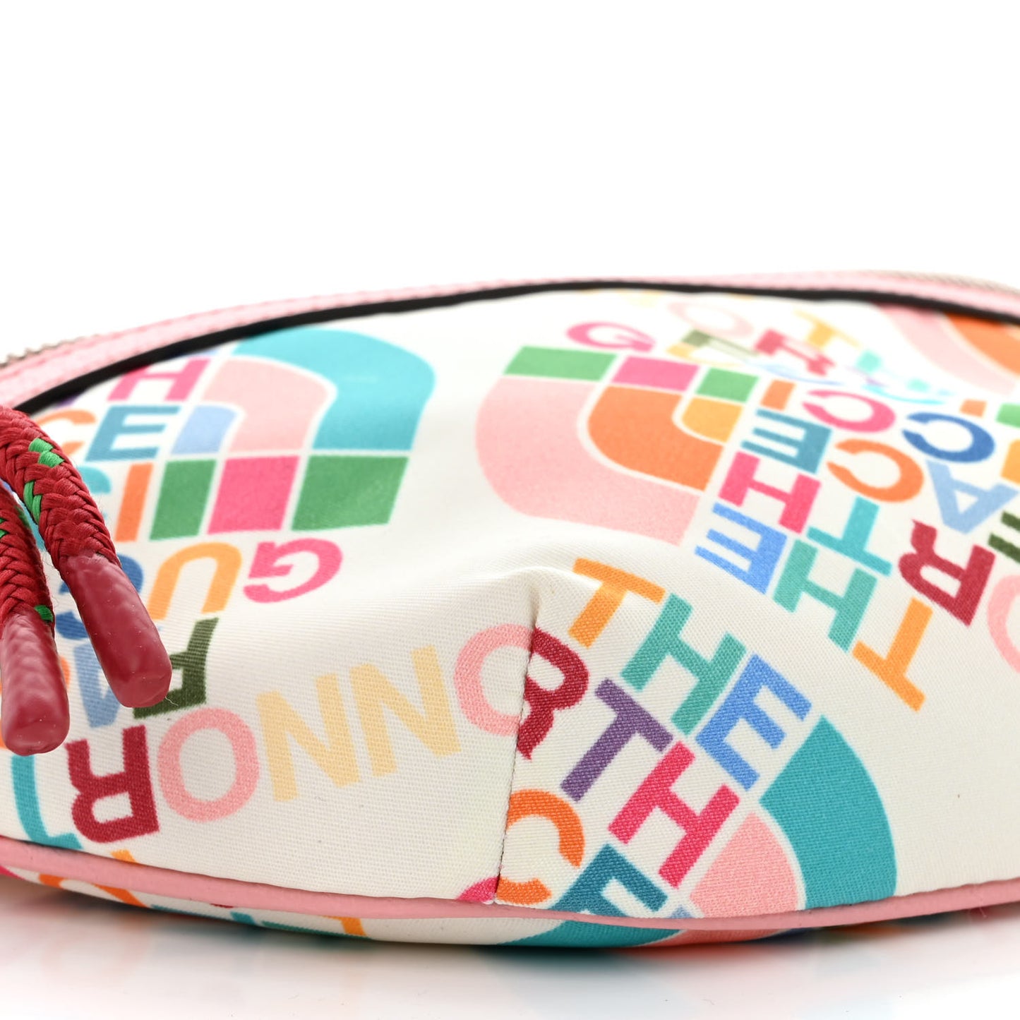 X THE NORTH FACE Econyl Nylon Arleq Belt Bag Ivory Turquoise Wild Rose