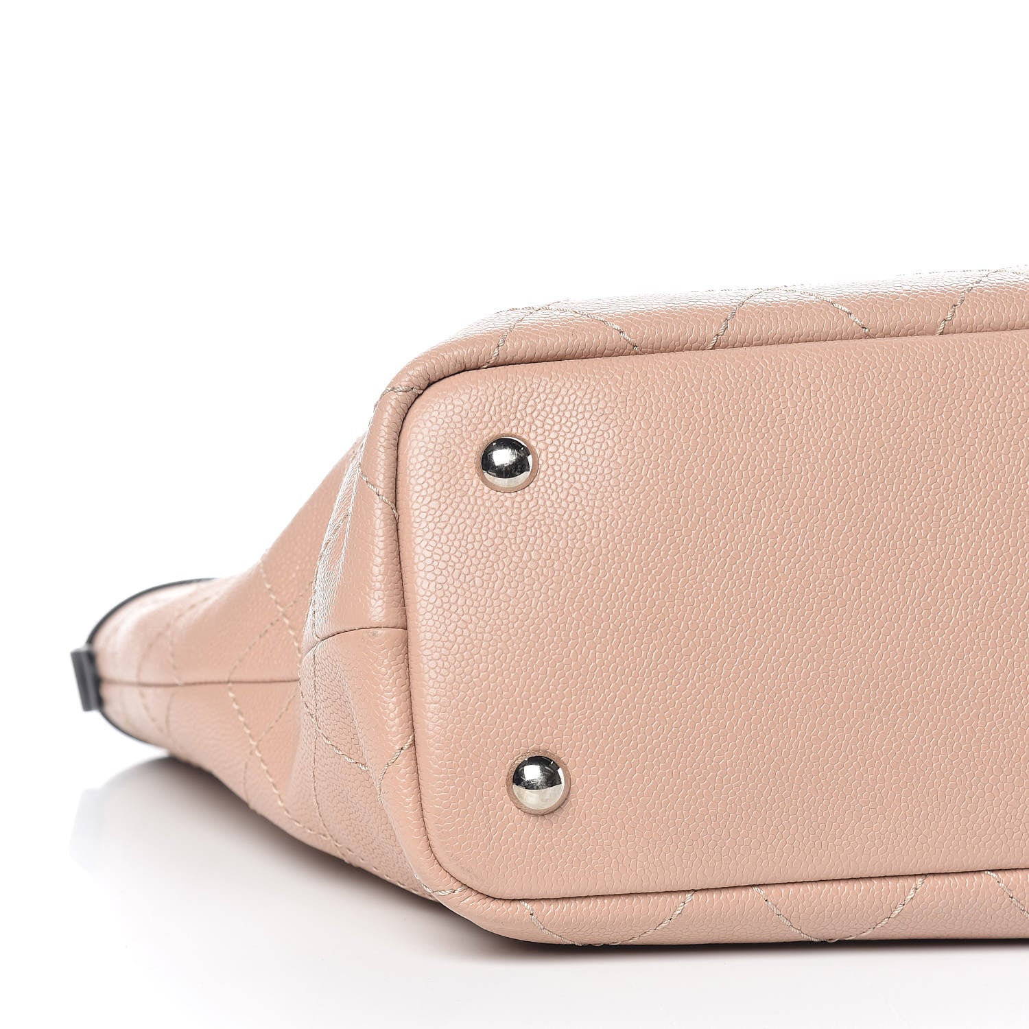 Chanel Grained Calfskin Shopping Fever Tote Light Pink 10 of 13