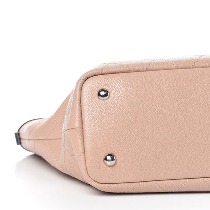 Chanel Grained Calfskin Shopping Fever Tote Light Pink 10 of 13