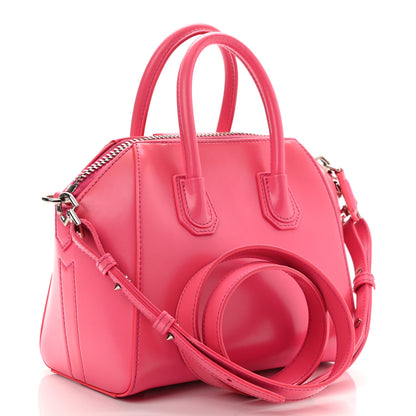 Givenchy Shiny Lord Calfskin Mini Antigona Shocking Pink 3 of 8