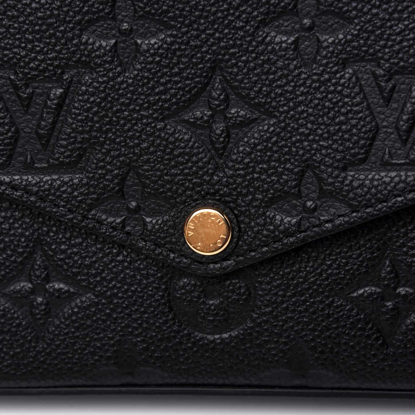 Empreinte Pochette Felicie Chain Wallet Black