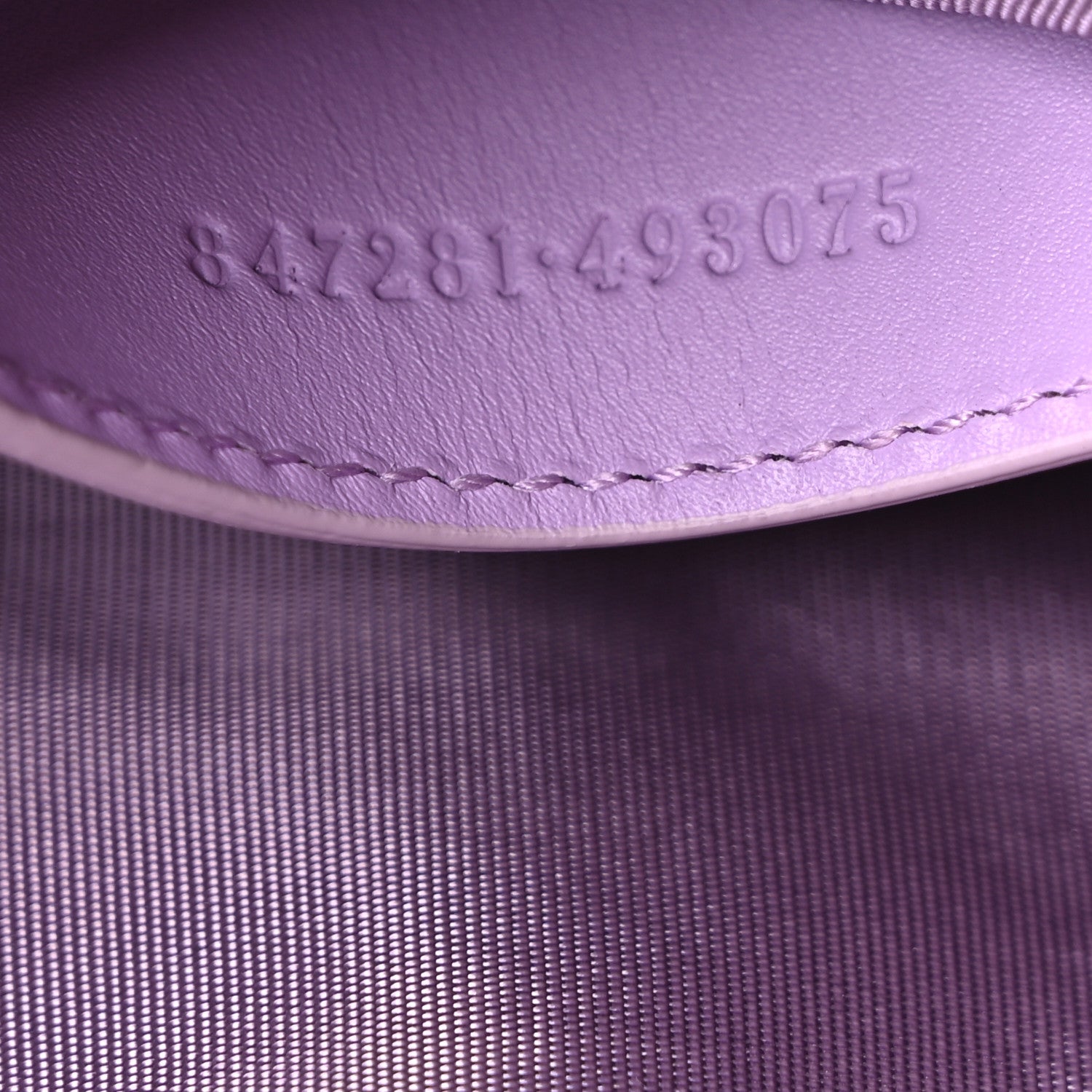Gucci GG Shine Guccissima Emblem Small Shoulder Bag Purple 7 of 10