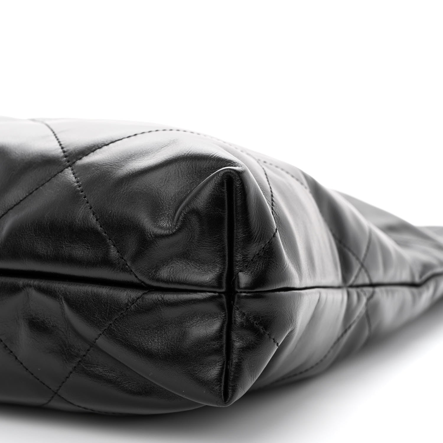 Chanel Shiny Calfskin Quilted Chanel 22 Black 11 of 12