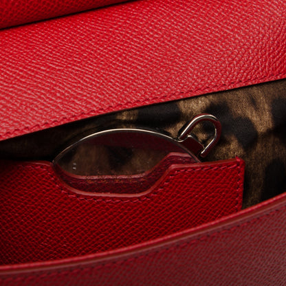 Dolce & Gabbana Dauphine Small Miss Sicily Satchel Dark Red 6 of 7