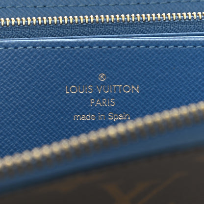 Louis Vuitton Monogram Zippy Wallet Blue Jean 6 of 8