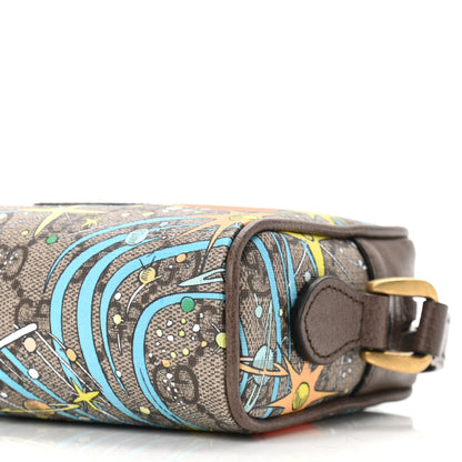Gucci X DISNEY GG Supreme Monogram Donald Duck Interlocking G Shoulder Bag Beige Multicolor New Acero 10 of 10