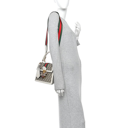 Gucci GG Supreme Monogram Small Queen Margaret Top Handle Bag White 2 of 10