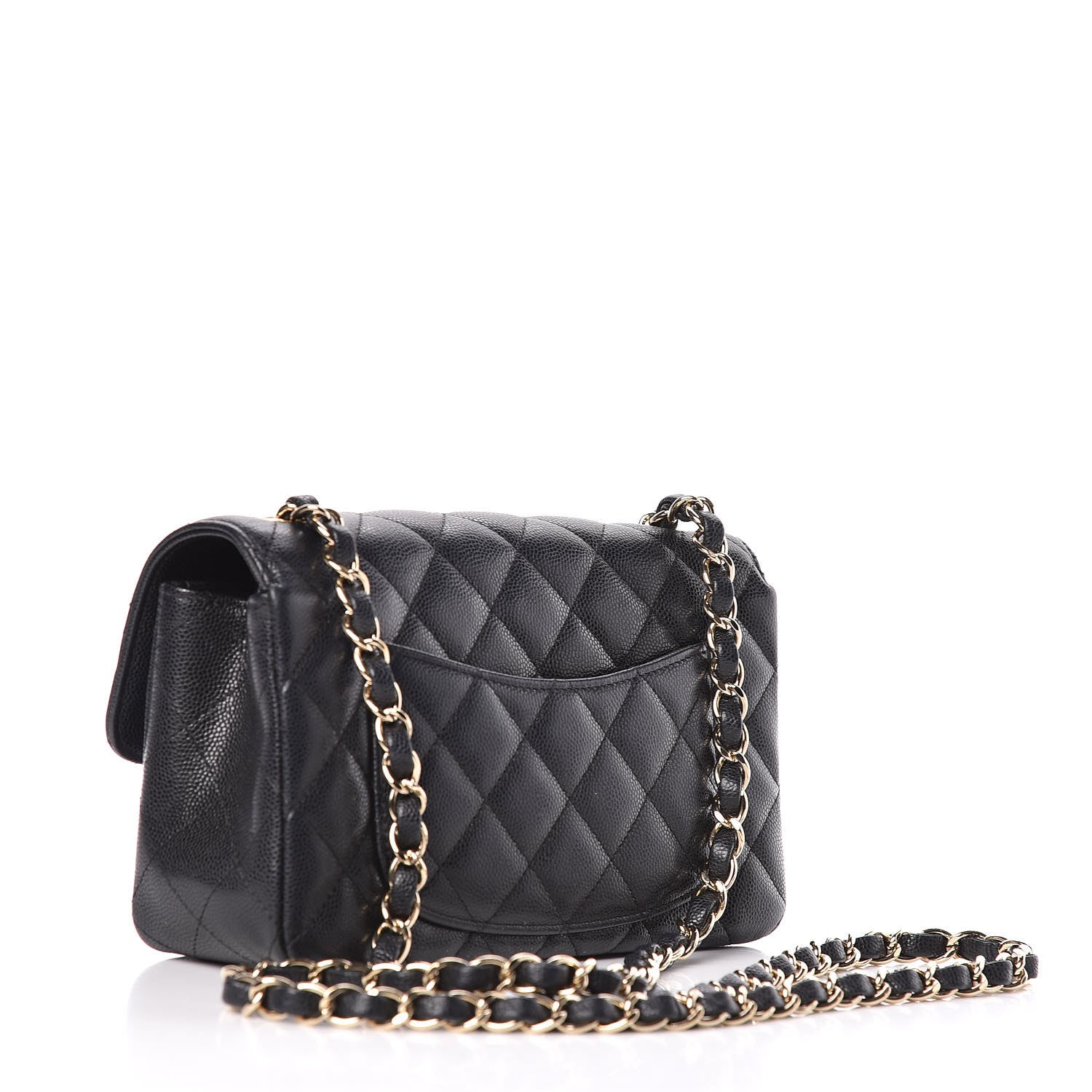 Chanel Caviar Quilted Mini Rectangular Flap Black 3 of 12