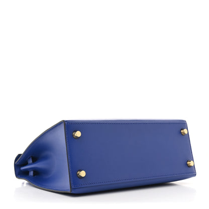 Hermes Box Kelly Sellier 25 Bleu Electrique 4 of 12