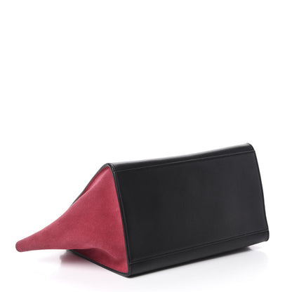 Celine Smooth Calfskin Suede Medium Tri-Color Trapeze Pink 5 of 12