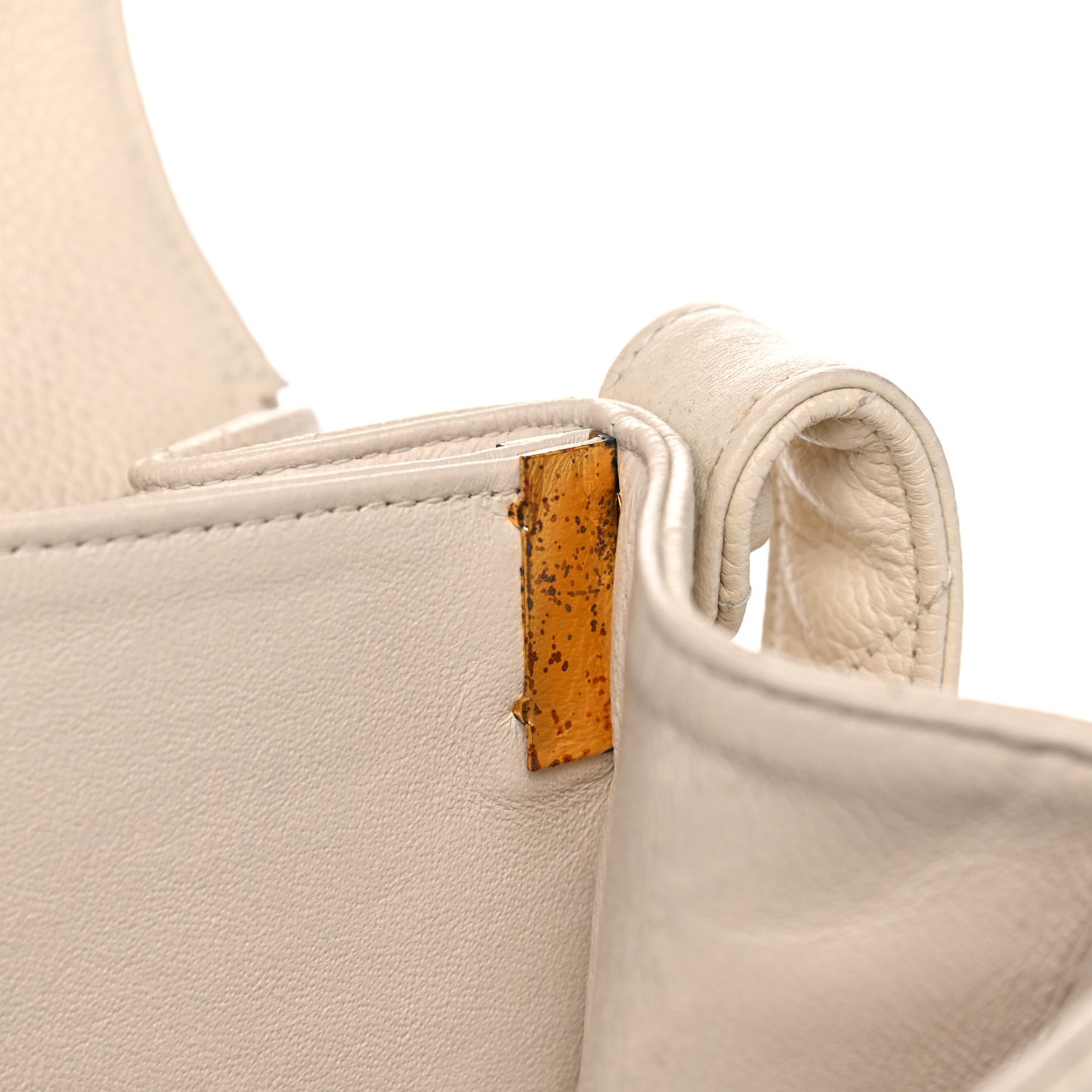 Caviar Quilted Shoulder Bag White