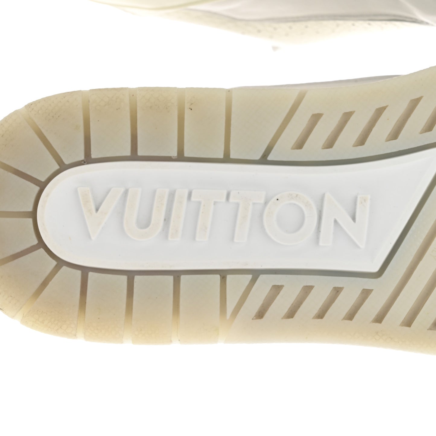 Calfskin Mens LV Trainer Sneakers 9 White