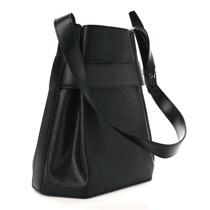 Louis Vuitton Epi Sac D'epaule Black 3 of 8