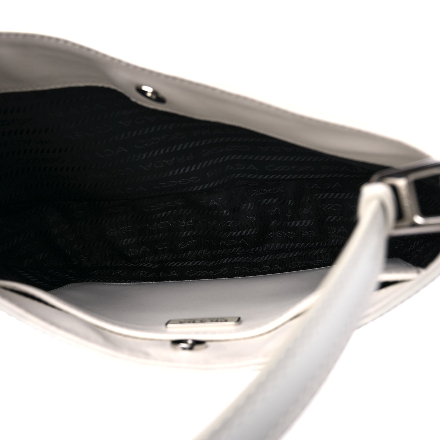 Spazzolato Cleo Shoulder Bag White
