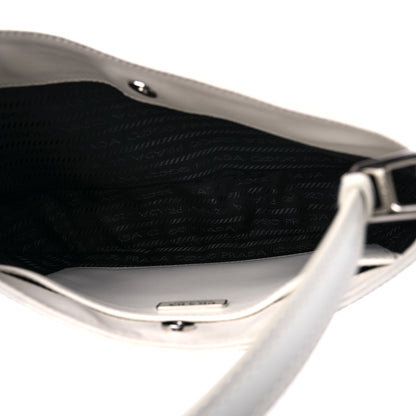 Prada Spazzolato Cleo Shoulder Bag White 5 of 9