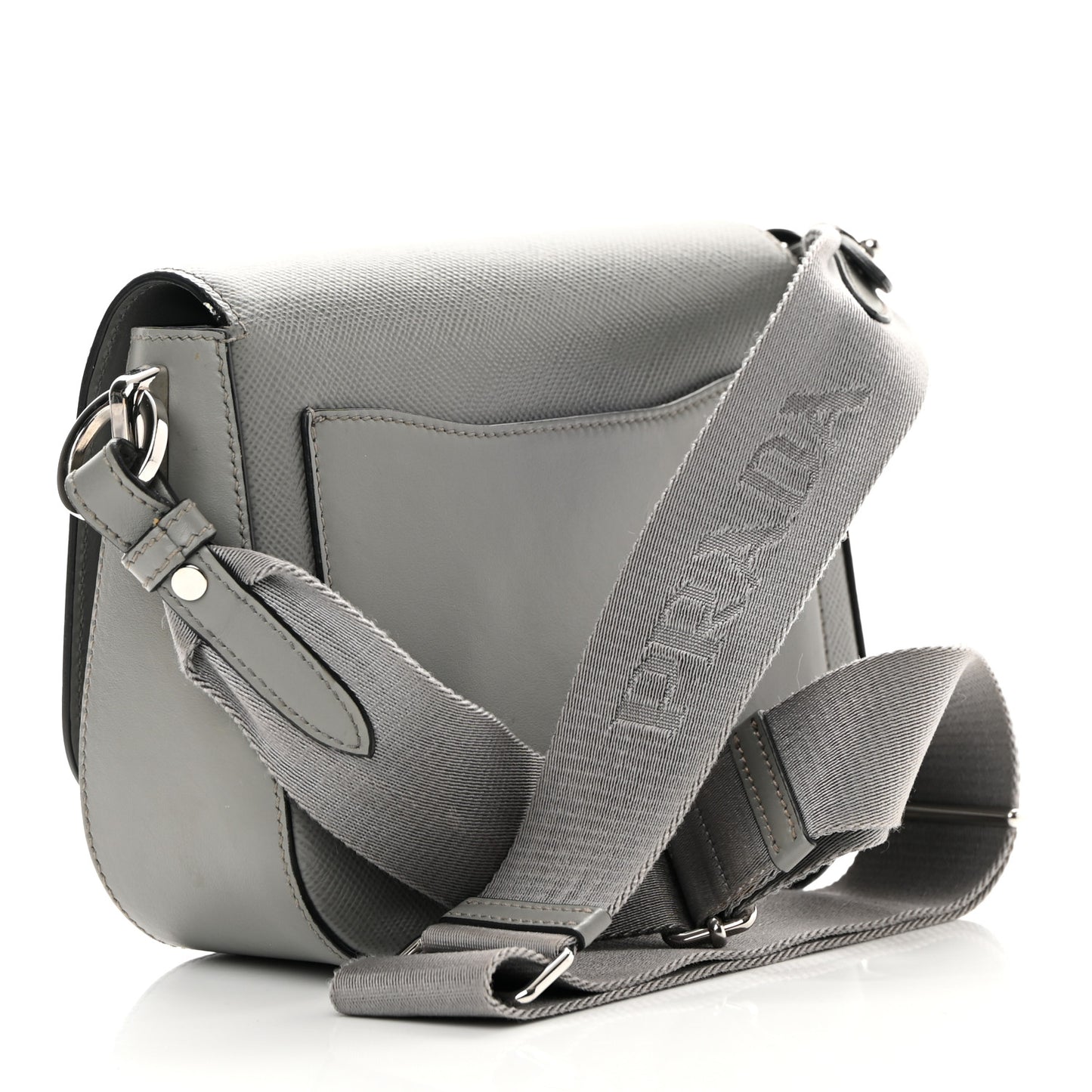 Saffiano Cuir Identity Shoulder Bag Ardesia