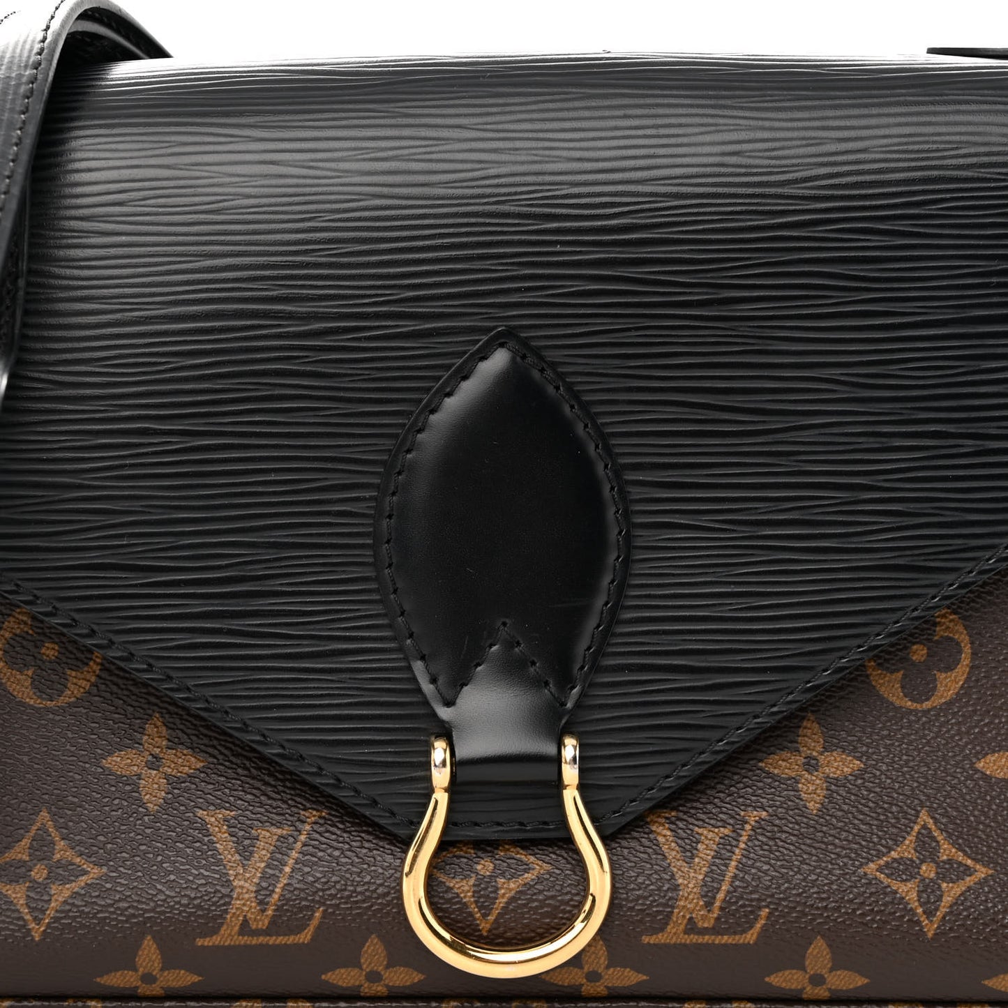 Epi Monogram Saint Michel Black