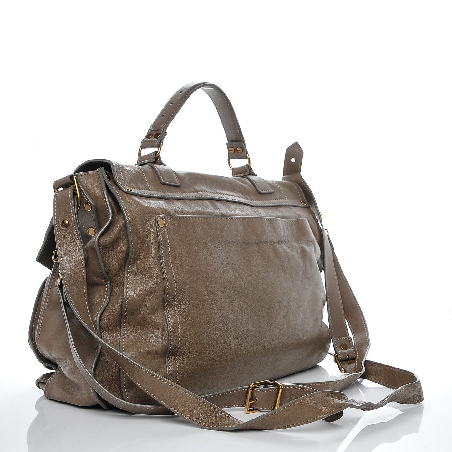Lambskin Large PS1 Satchel Smoke