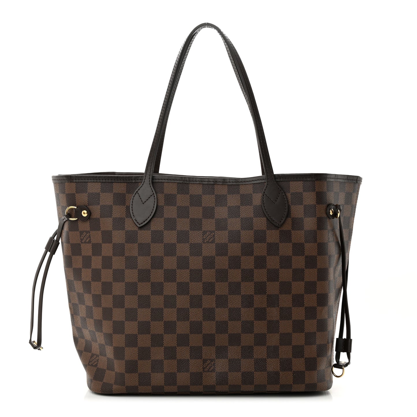 Damier Ebene Neo Neverfull MM Rose Ballerine