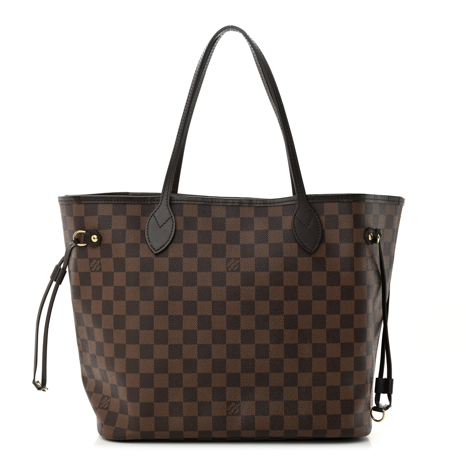 Louis Vuitton Damier Ebene Neo Neverfull MM Rose Ballerine 1 of 14