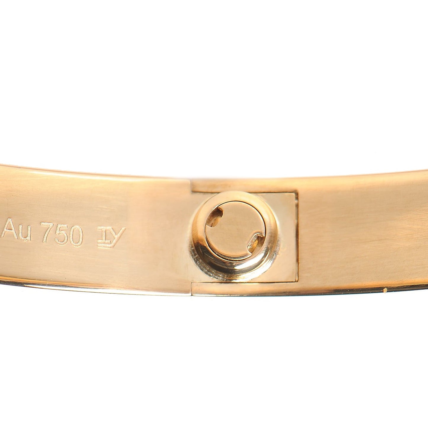 18K Yellow Gold LOVE Bracelet 17