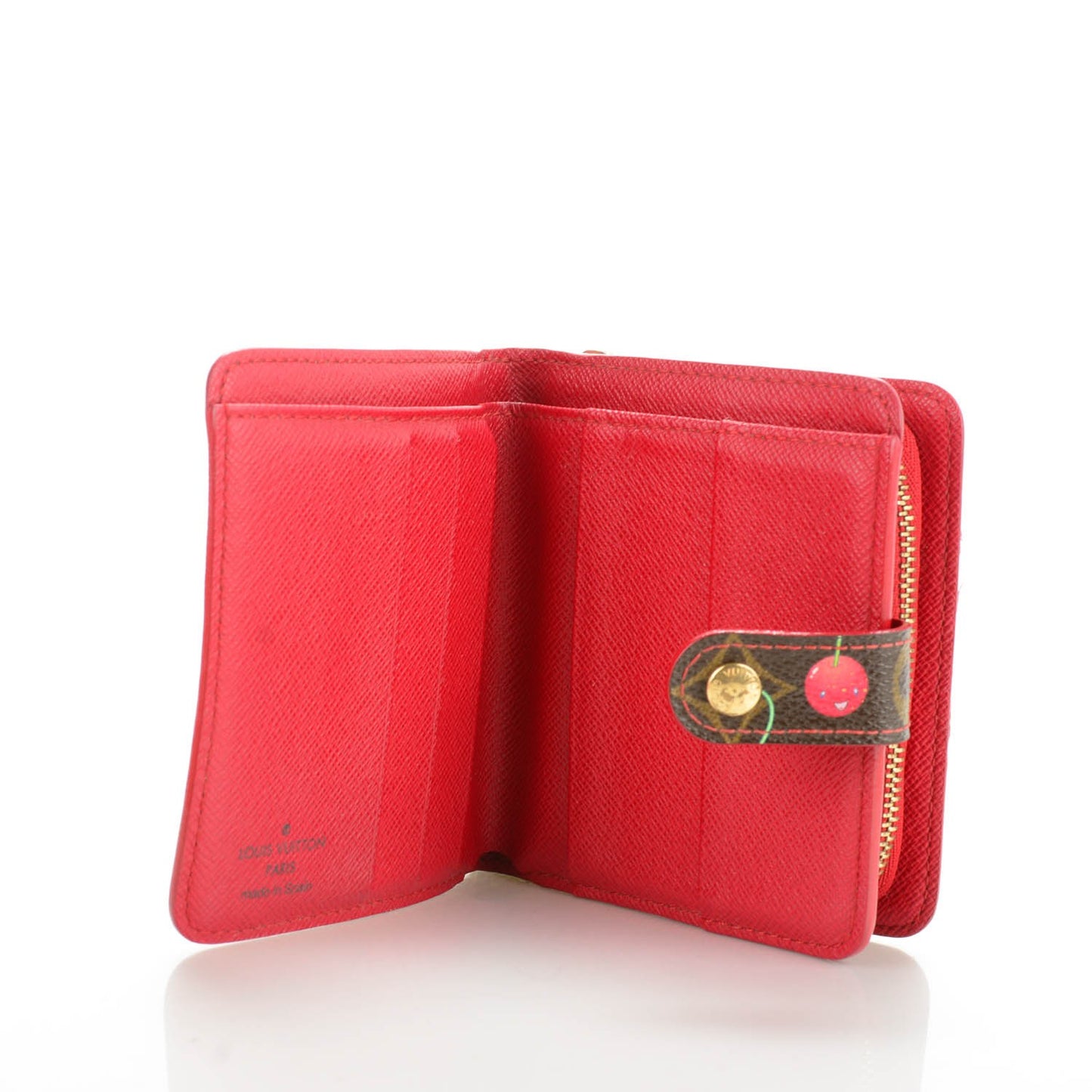 Monogram Cerises Compact Zippe Wallet