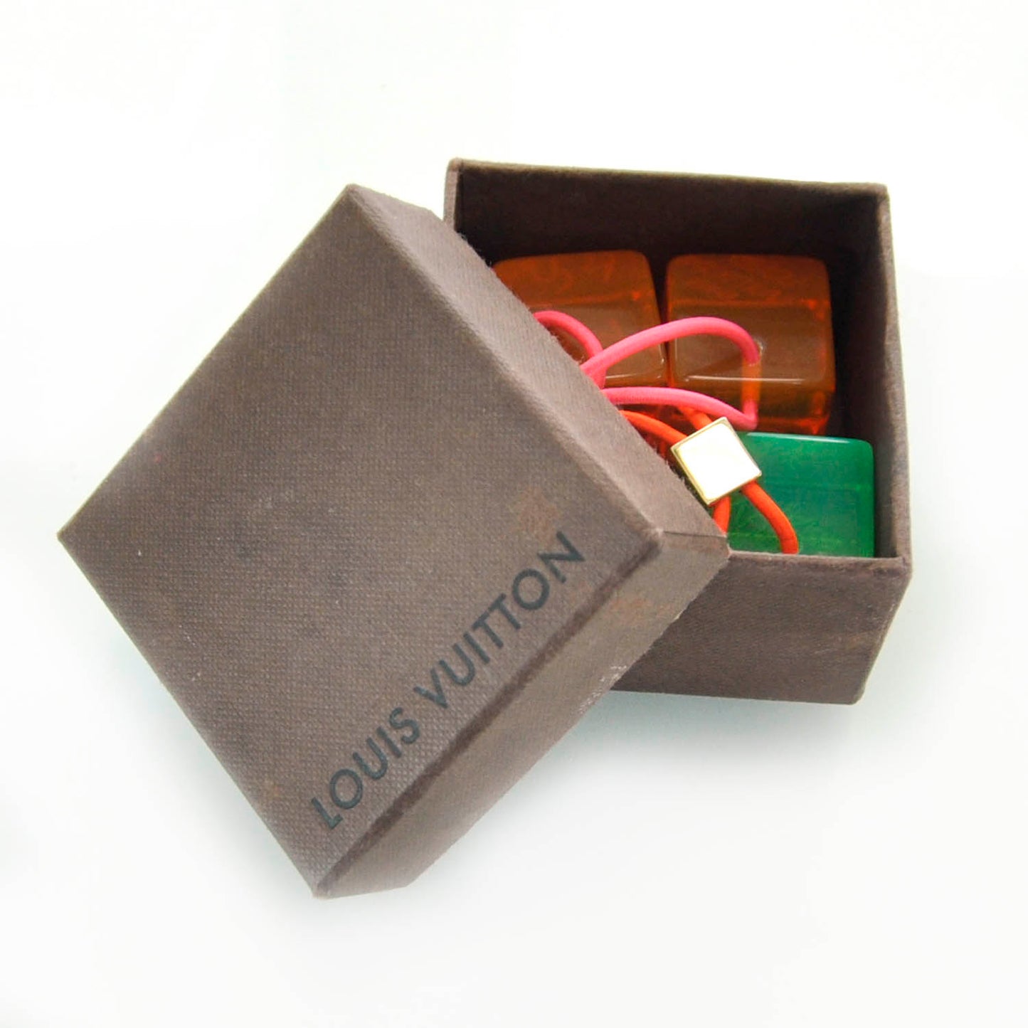 Resin Fluo Robert Wilson Hair Cubes Green Orange