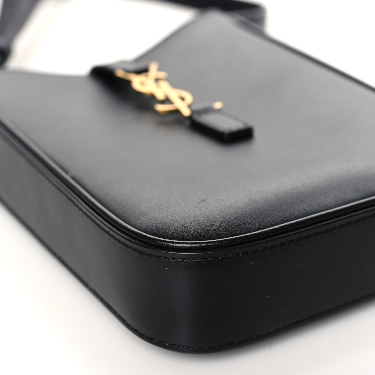 Saint Laurent Smooth Calfskin Mini Le 5 A 7 Vertical Hobo Black 8 of 10