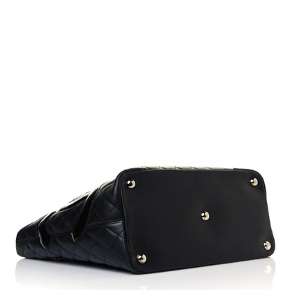 Chanel Calfskin Quilted Large Cambon Tote Black 4 of 12