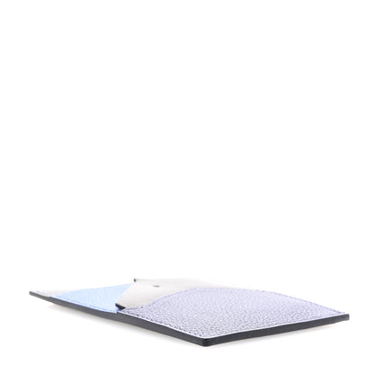 Hermes Epsom Evercalf Evercolor Sombrero Les Petits Chevaux Card Holder Bleu Encre Indigo 4 of 7