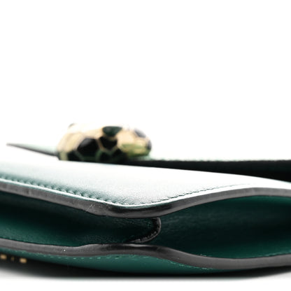 Bulgari Galuchat Calfskin Serpenti Forever Crossbody Bag Green 10 of 10