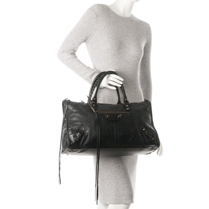 Balenciaga Agneau Classic Hardware Work Black 2 of 7