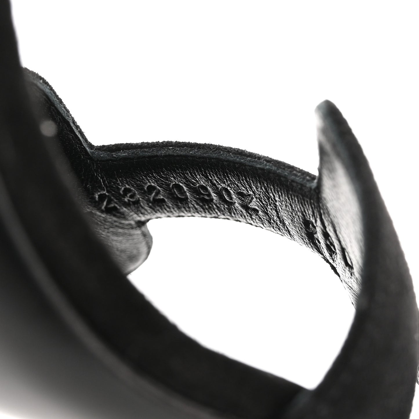 Suede Goatskin Heden 80 Sandals 36.5 Black