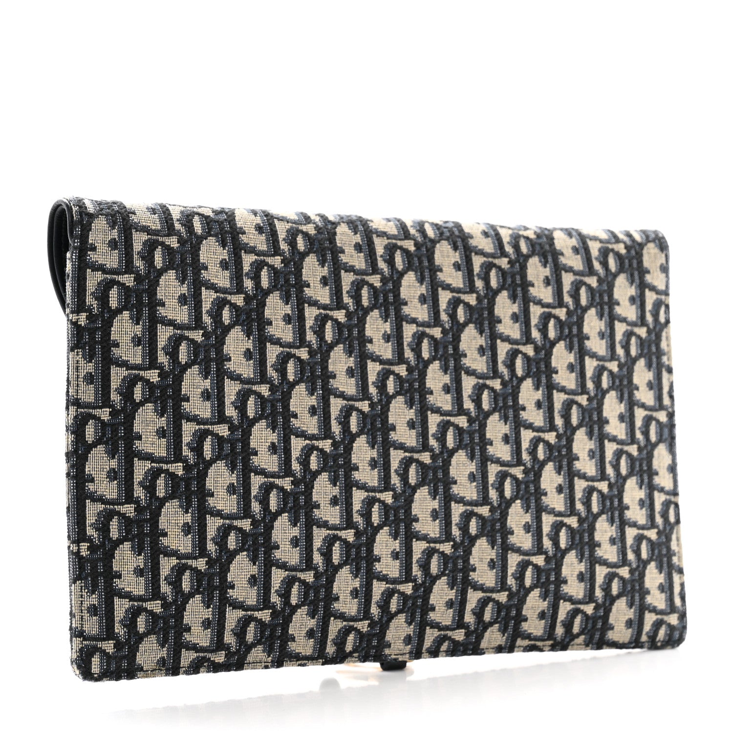 Christian Dior Oblique Saddle Pouch Blue 3 of 8