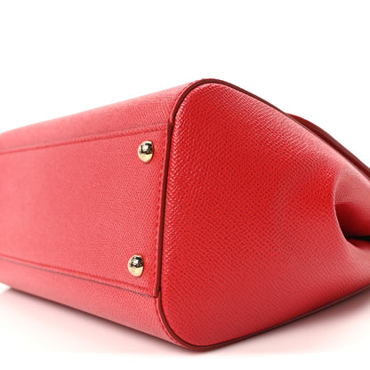 Dolce & Gabbana Dauphine Medium Miss Sicily Satchel Rosso 9 of 9