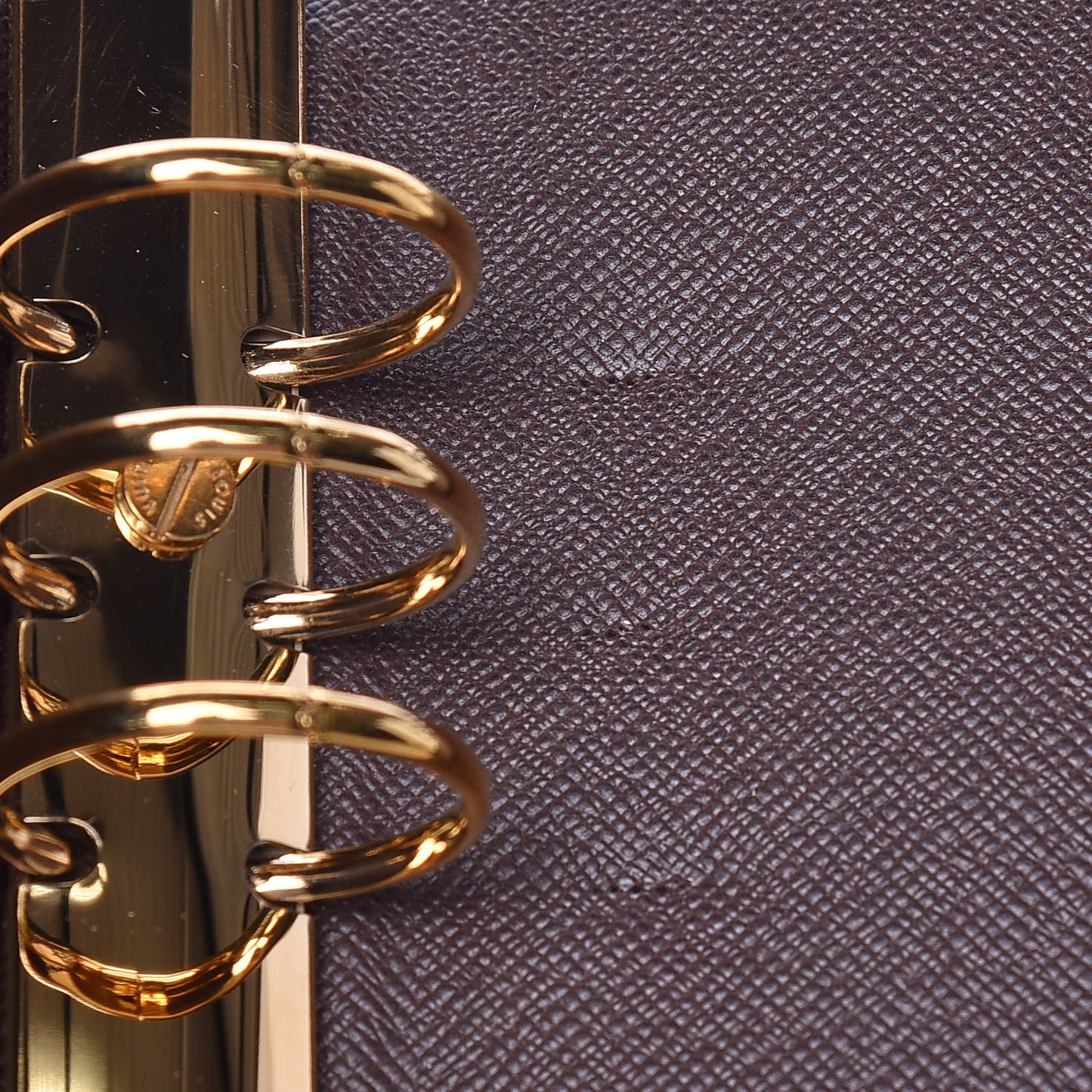 Damier Ebene Large Ring Agenda Cover