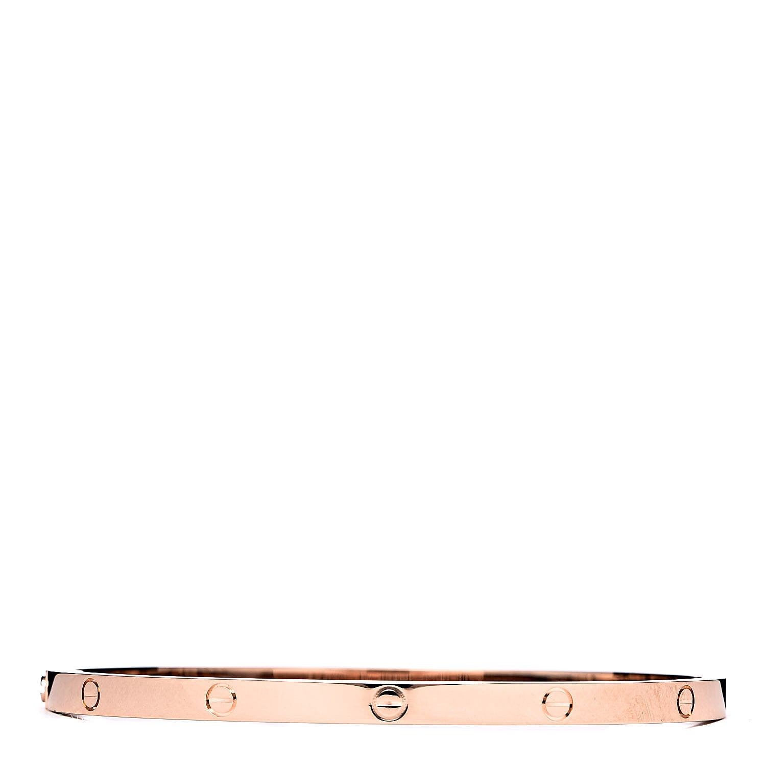 Cartier 18K Pink Gold Small LOVE Bracelet 17 3 of 6