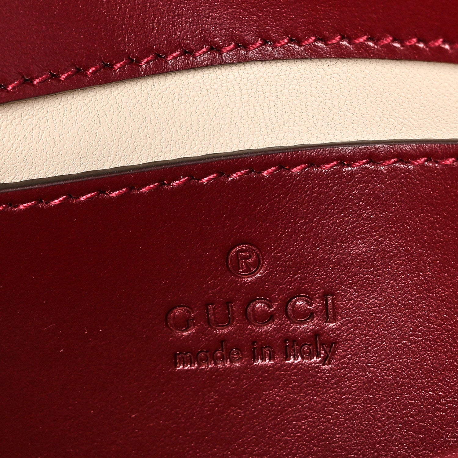 Gucci Calfskin Matelasse Mini GG Marmont Shoulder Bag Rosso Ancora 6 of 11
