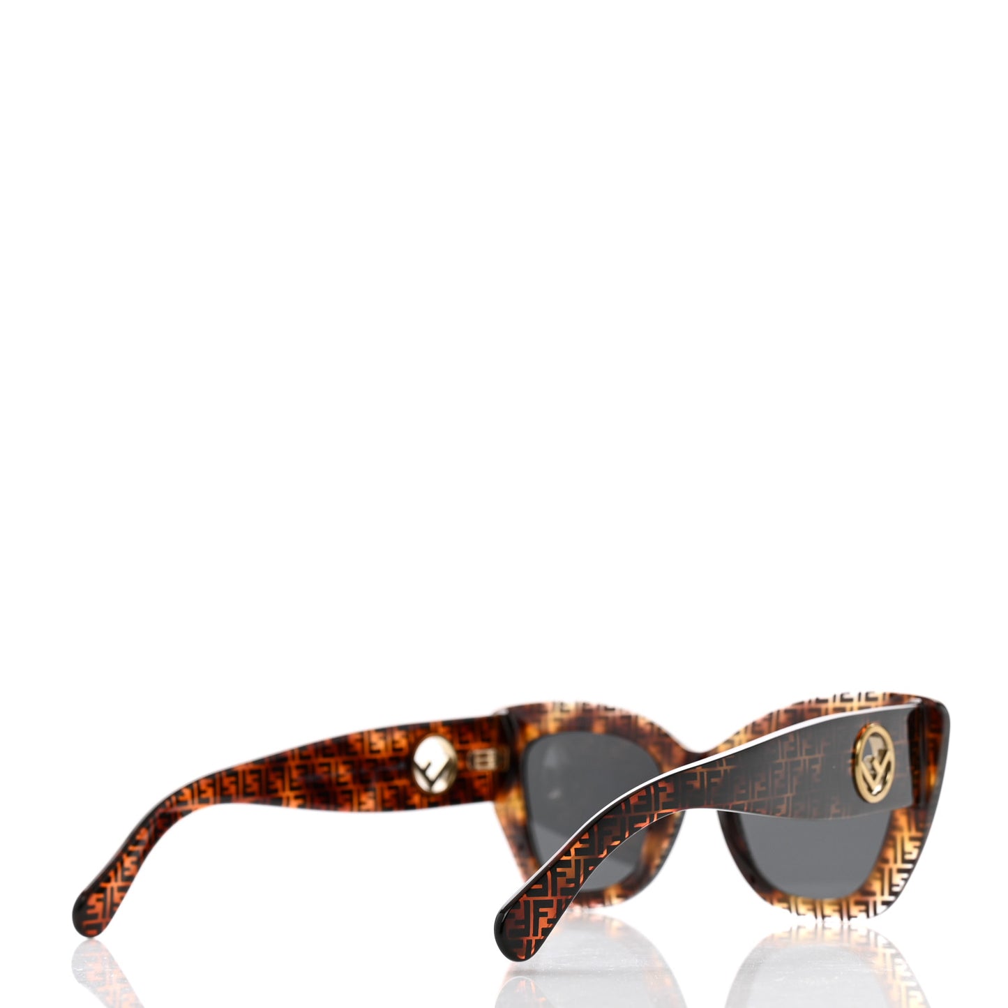 Acetate F is Fendi FF 51mm Cat Eye Sunglasses 0327/S Tortoise Camouflage