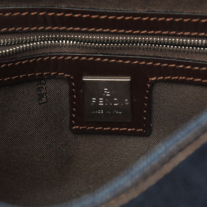 Fendi Denim Baguette Blue 6 of 12