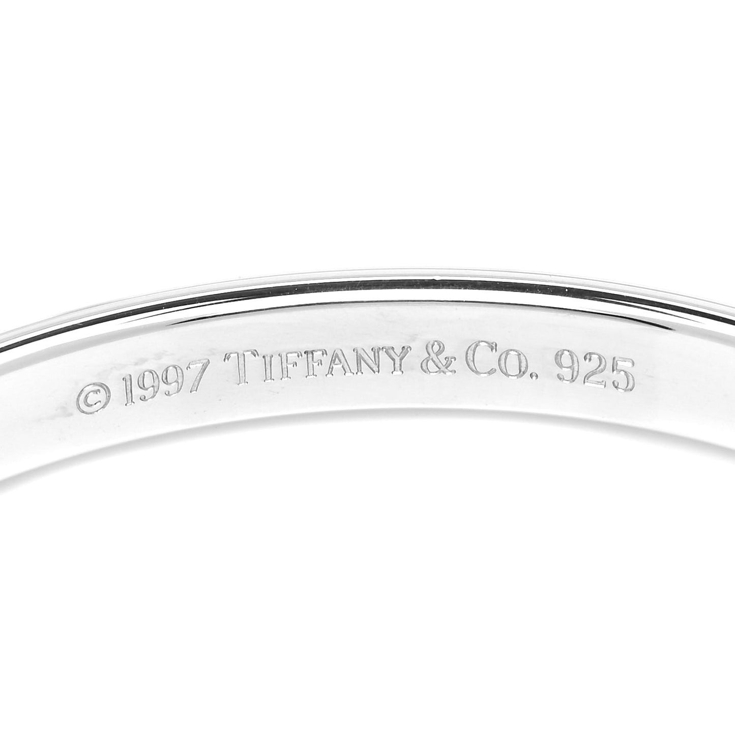 Sterling Silver Narrow 1837 Bangle Bracelet