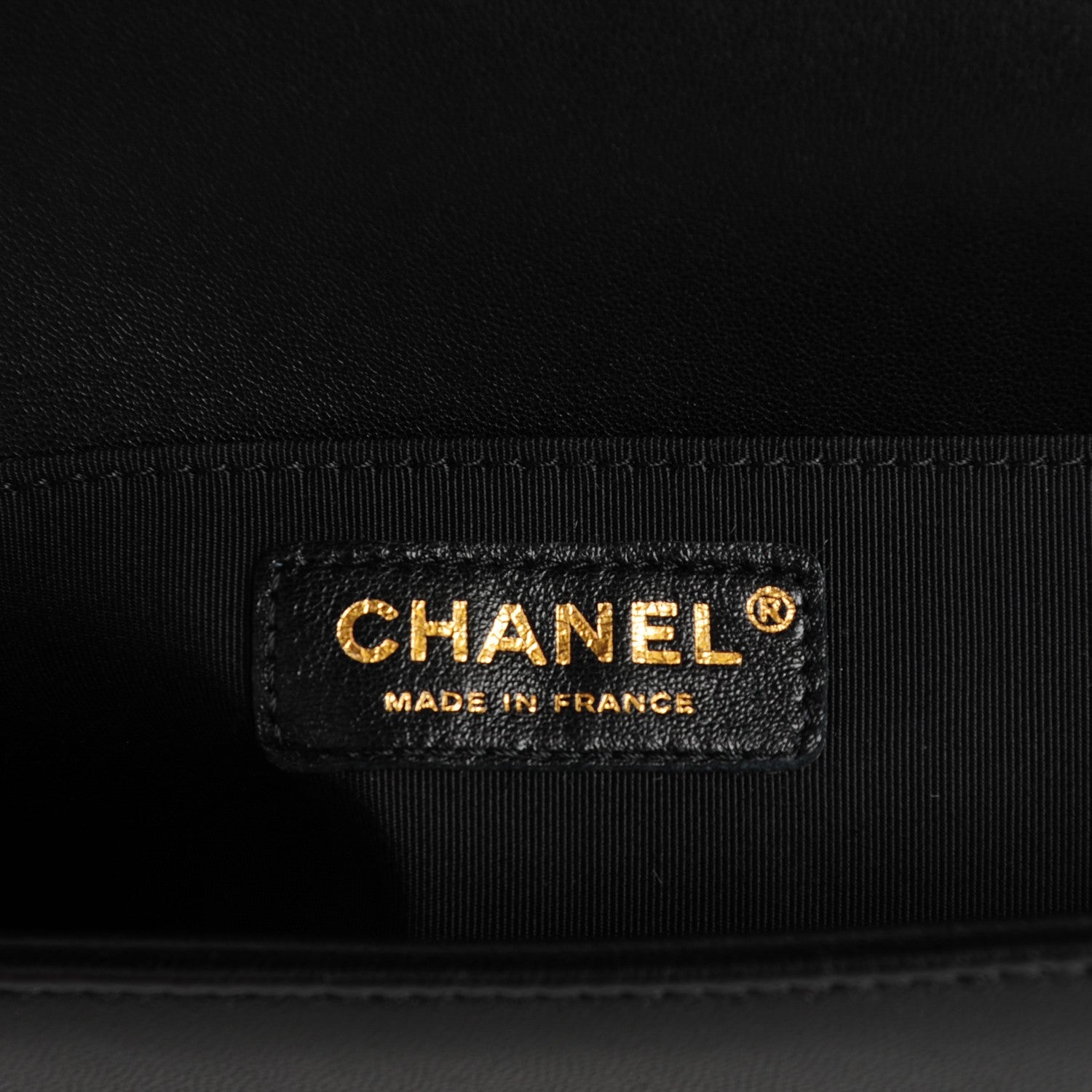 Chanel Lambskin Quilted Medium Boy Flap Black 7 of 9