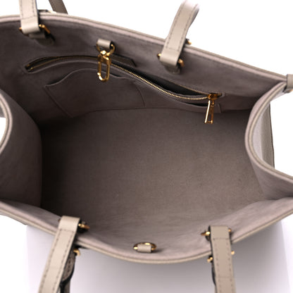 Louis Vuitton Empreinte Monogram Giant Onthego MM Tourterelle Creme 5 of 8