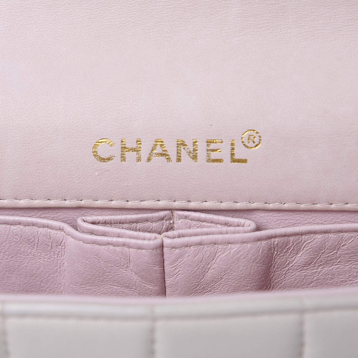 Lambskin East West Chocolate Bar Flap Pink