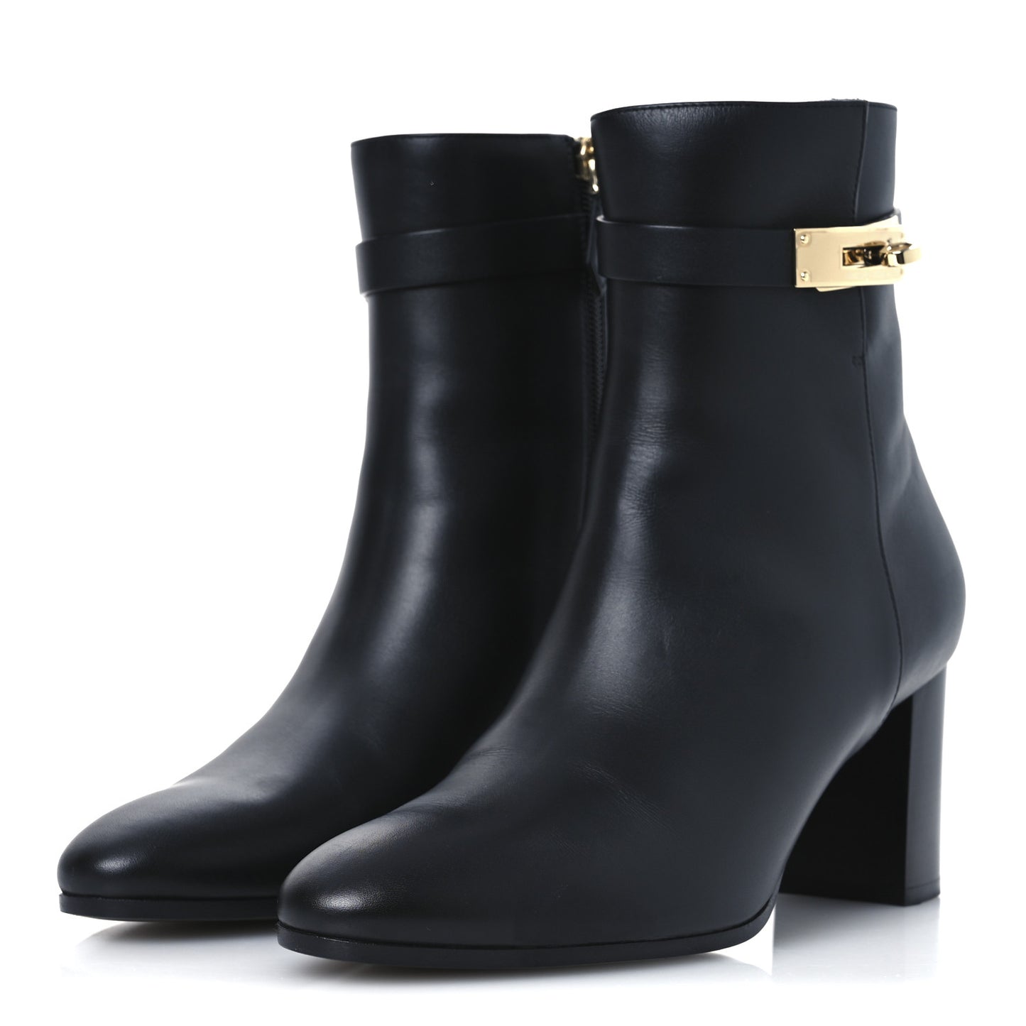Calfskin Saint Germain Ankle Boots 40 Black