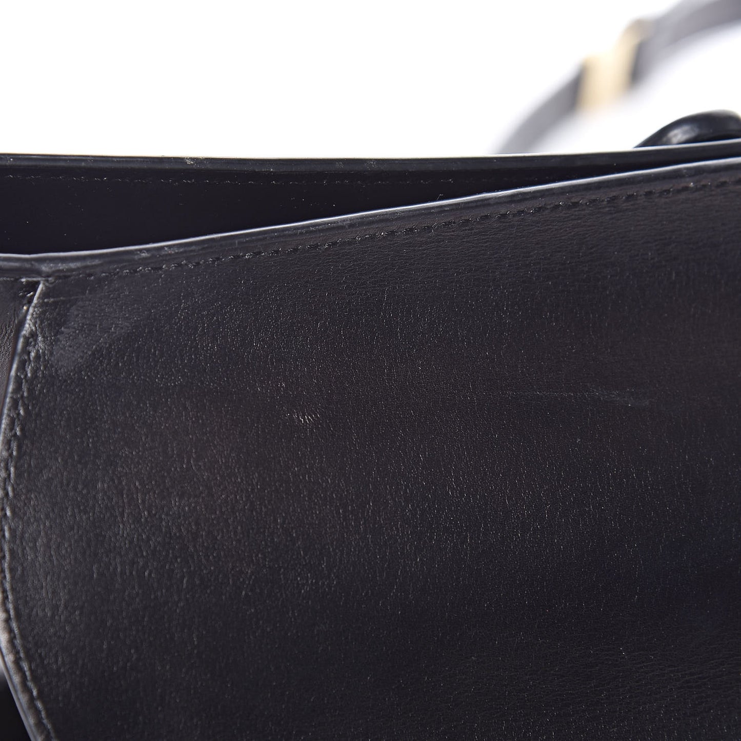 Calfskin Large Barcelona Shoulder Bag Black